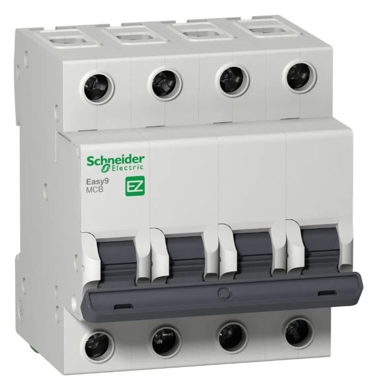 LLAVE TERMICA 4 X 20A SCHNEIDER E9